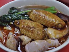 咖哩鸡翅尤魚菜湯河-百乐门粉面店(二龙喉分店)