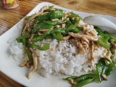 青椒肉丝盖饭-成都面馆冒菜(程文商务中心店)
