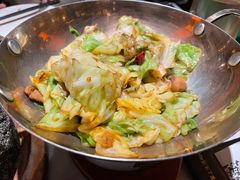 干锅圆白菜-绿茶餐厅(财富购物中心店)
