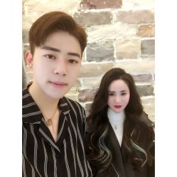 Yishen合影纪念-3AM HAIR SALON烫发染发接发
