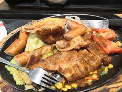 厚切猪腩培根铁板餐-大家乐(广州天河城六楼店)