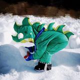 滑雪宝贝真的好可爱的!