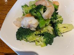 西兰花拌虾仁-小城粥道·海胆鲜虾粥(解放广场店)