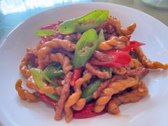 麻花牛肉丝-长春观斋补堂素菜馆