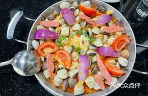Tomato浓汤 with Scallops