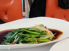 粤式白灼菜心-鸿星花园酒家(银亿家园店)