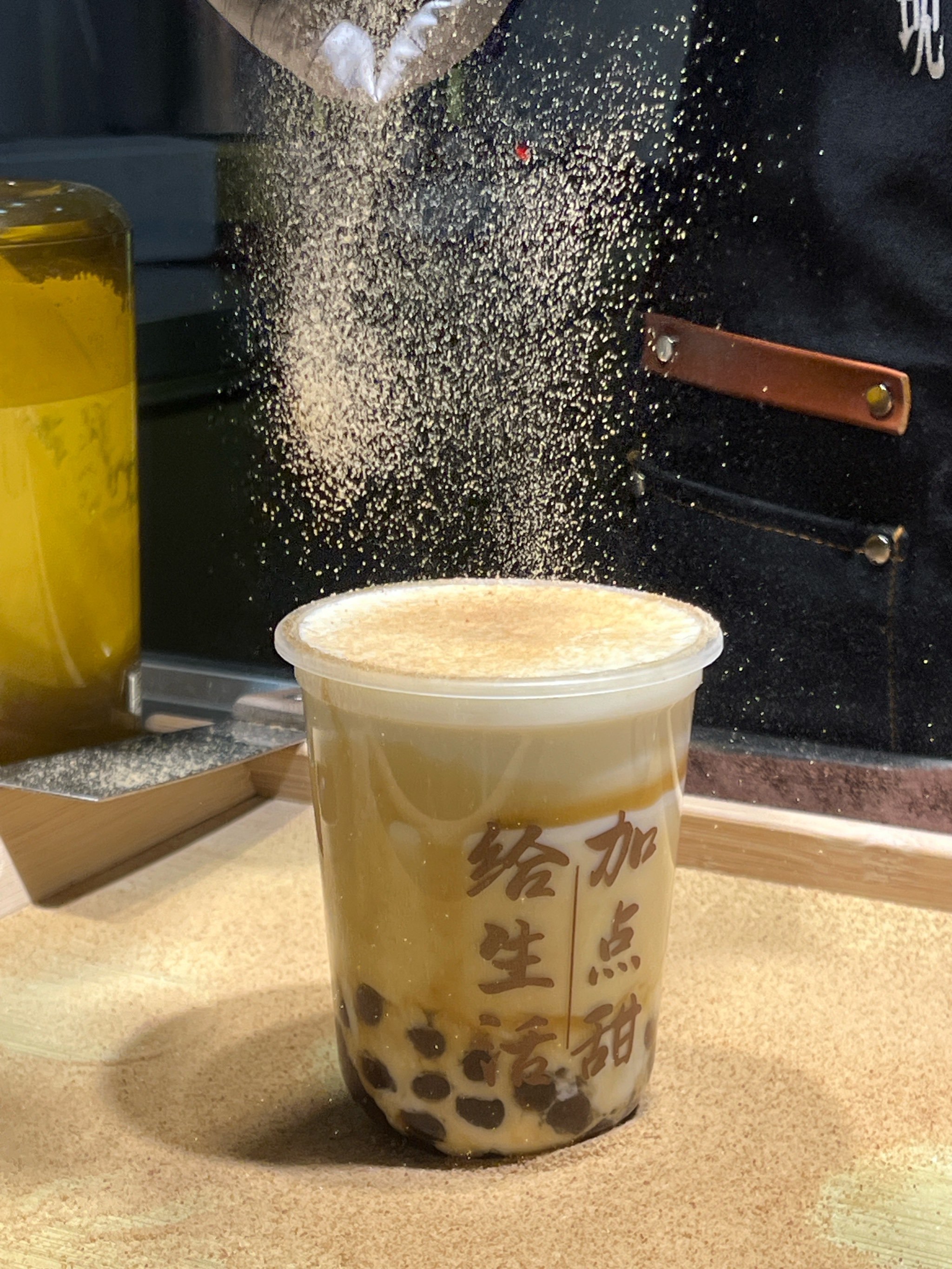 日照必喝的老红糖珍珠鲜牛乳