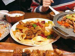 新疆烤羊肉串-天山醉美·新疆餐厅(富华里店)