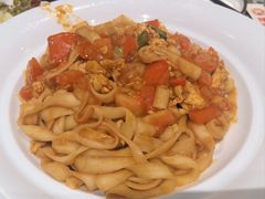 番茄鸡蛋炒刀削面-陈阿宝·山西菜馆