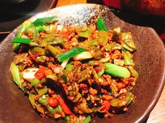 莴笋皮炒肉-2046湘味厨房(南区盈峰店)