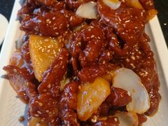 百合菠萝酥牛柳-津菜宋记老房子(平山道店)