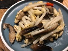 花生芽炒鸡枞菌-水木苼 蔬食料理