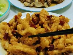 炸鱿鱼条-天伦海鲜·老味道·青岛菜(栈桥天主教堂店)