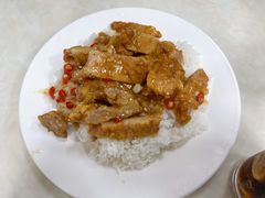 蒜蓉猪扒饭-好好滋味茶餐厅