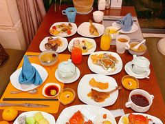 餐具摆设-浙江西子宾馆·瑶园咖啡厅