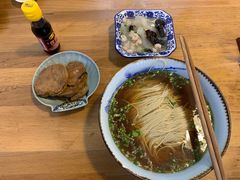 蹄筋蝦仁麵-朱洪元苏式面馆(绿宝广场店)