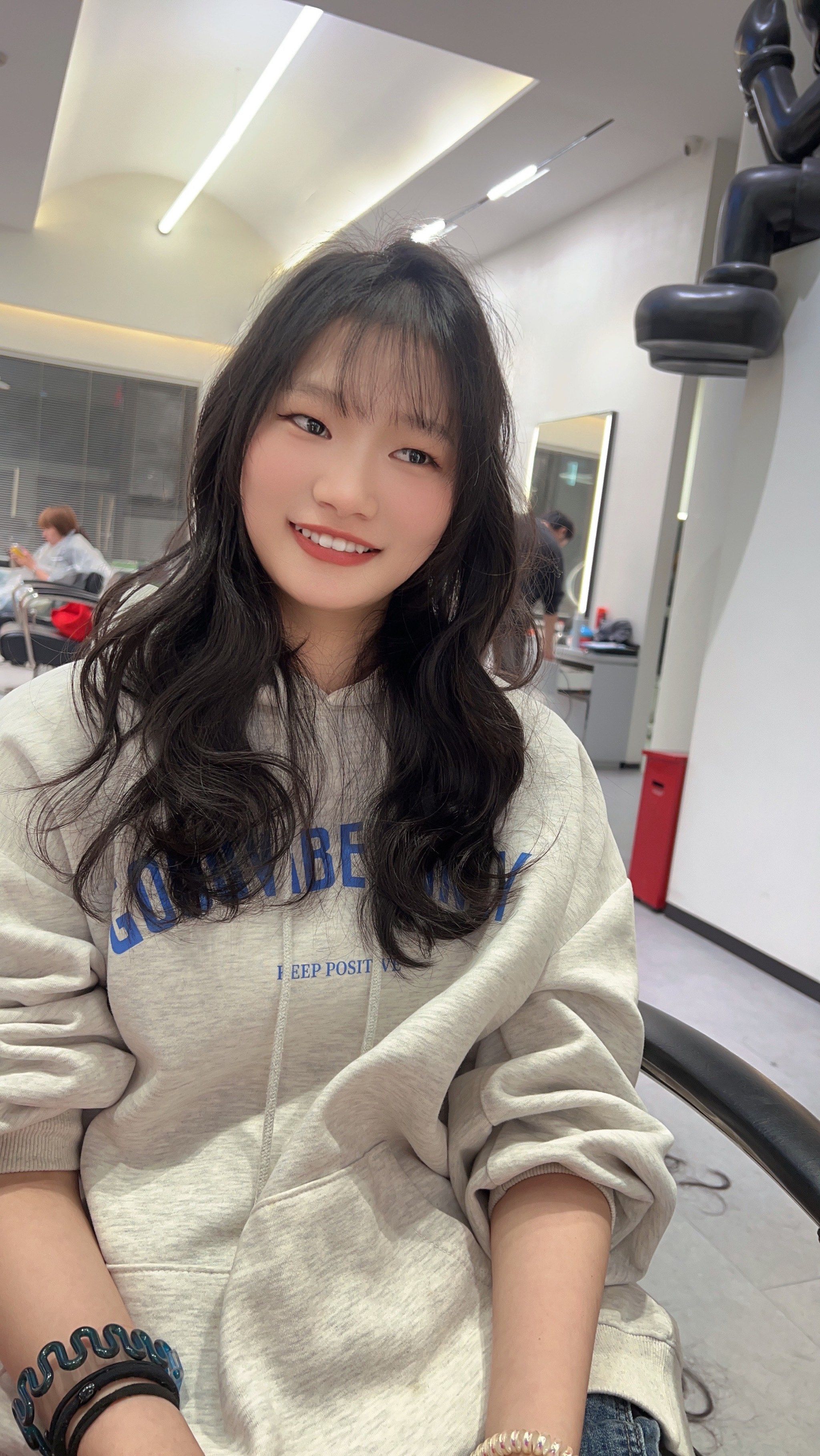 清新甜美韩式造型烫 直男都喜欢的甜美慵懒卷发