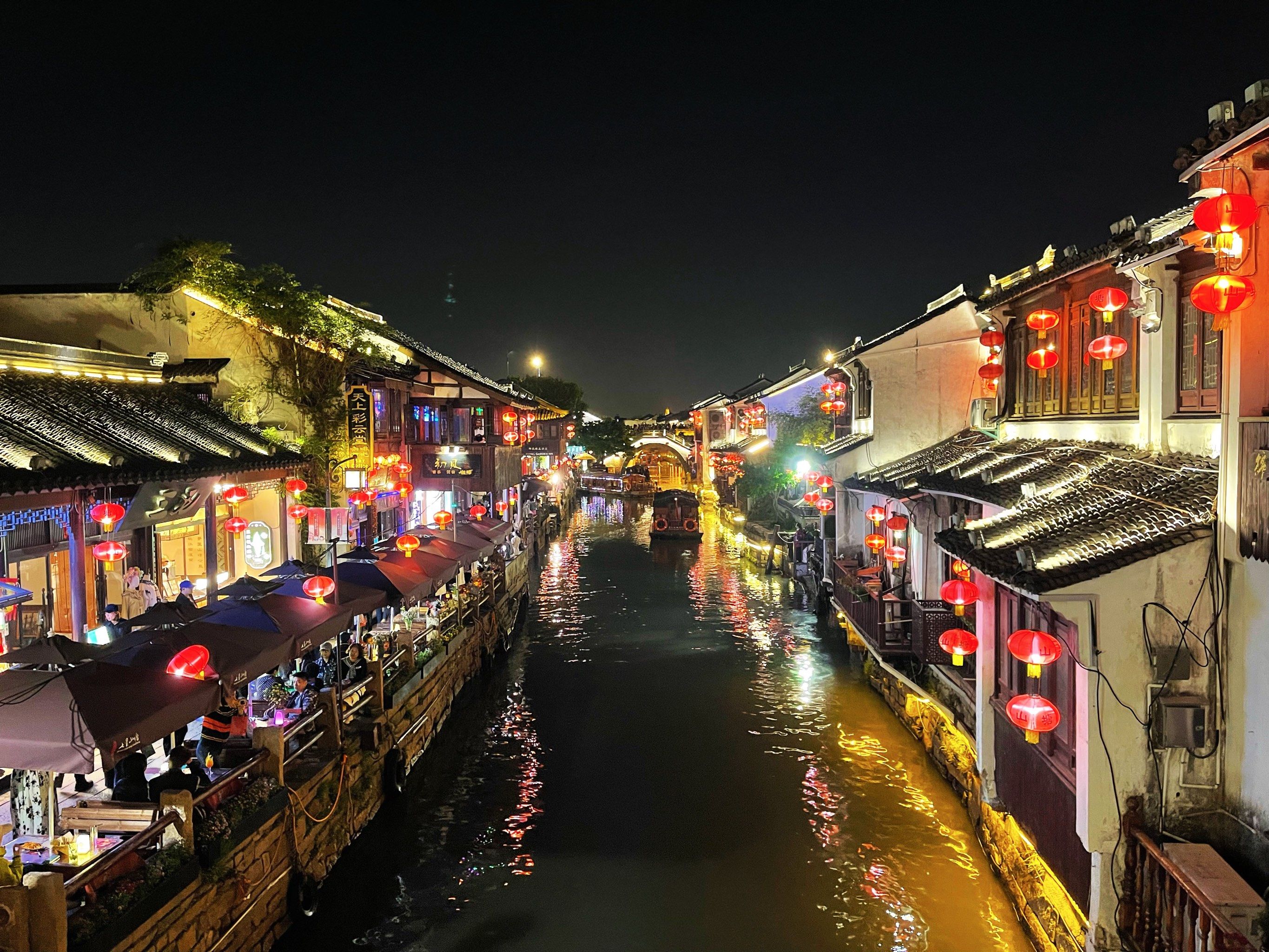 七里山塘|姑苏第一名街!夜景超美78