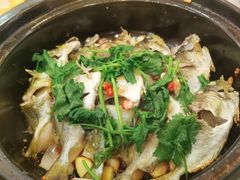 油盐焗泥猛鱼-台山美食一绝阿四台山黄鳝饭(阿四创作店)