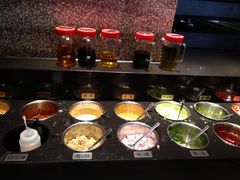 自助调料区-淘米捞·米汤脆鲩鱼火锅(福田皇岗店)