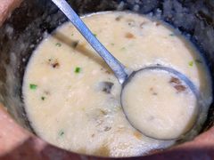 皮蛋瘦肉粥-森燊记烤鱼吧(光谷店)