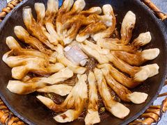 排骨豆角卷子-华盛园卷子王农家菜水库鱼