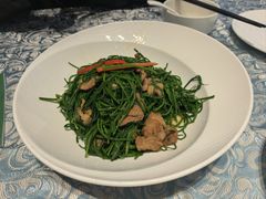 沙葱炒羊肉-巴扎美食·新疆菜·西域歌舞表演餐厅(新疆大厦店)