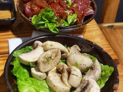 XO酱爆口蘑-胖记烤肉(江汉路店)