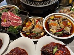 -草家酱蟹炭火烤肉店(珲春南路一店)
