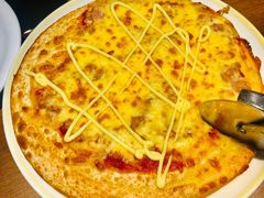 金枪鱼披萨配蛋黄酱-萨莉亚意式餐厅(杭州西溪龙湖天街店)