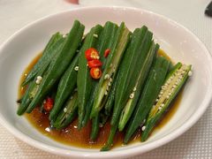 炝拌秋葵-嘉陵楼馋嘴城(簋街总店)