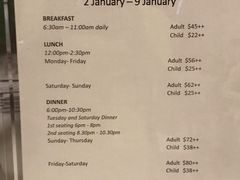 菜单-RISE RESTAURANT(滨海湾金沙店)