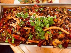 麻辣脑花-石磨豆花家常菜·牦牛排土火锅