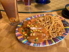 茄汁猪扒烩意粉-新辉港式茶餐厅(北栅店)