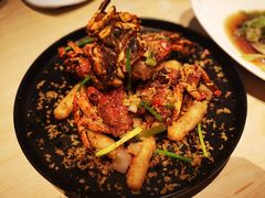金蒜椒盐流香黄膏蟹-避风塘(百联东郊店)