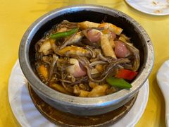 石锅香菌烹三鲜-功德林素菜饭庄(前门店)
