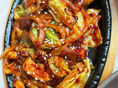 五花肉炒鱿鱼-文成焕·家族韩式餐厅