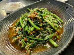 酸笋炒空心菜-浩海火燒雲傣家菜(静安芮欧店)