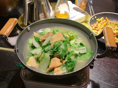 毛白菜烧豆皮-小菜园新徽菜(合肥之心城店)