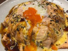三文鱼流心熔岩饭-梦山水日本烧肉(五四广场店)