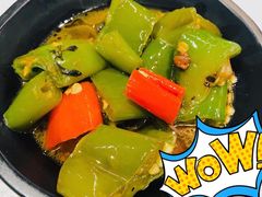 紫苏豆豉焖辣椒-五稻厨房粤西菜(新闻店)