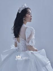 点击看大图 -艾拉·女王婚纱礼服馆