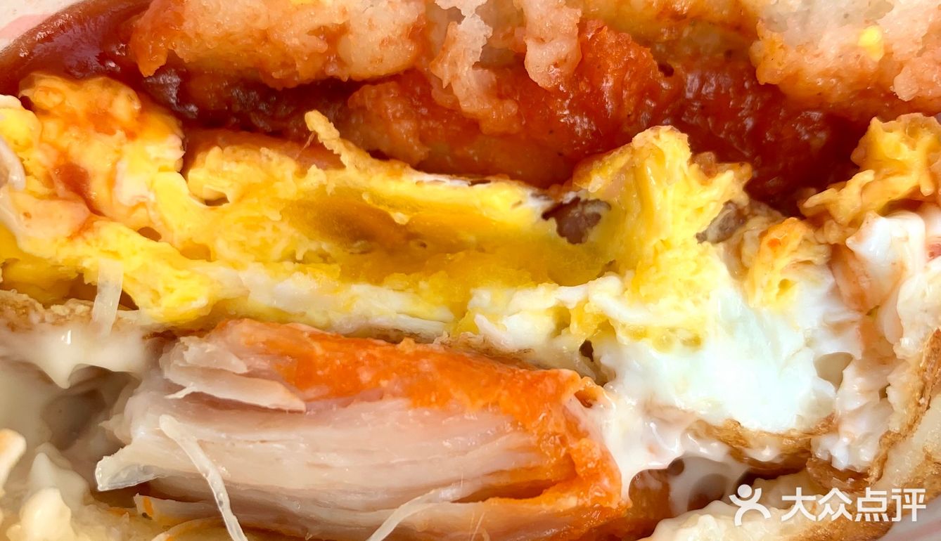 羊子巷的鸡蛋火腿堡不许你们还没吃❗️❗️