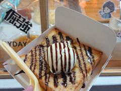 香草冰淇淋厚吐司-阿信厚吐司(曾厝垵店)