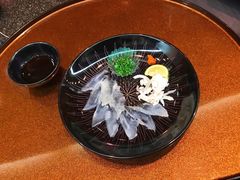 薄切河豚刺身-下関春帆楼(松坂屋名古屋店)