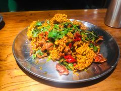 辛拉面爆鸡胗-原始泥炉烤肉(总店)