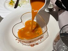 蟹肉鲜鱼籽配白芦竹笋汤-王品牛排(佛山南海万科广场店)