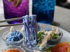 -蝶豆花蓝面条
