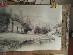 学生未完作品-津艺画室