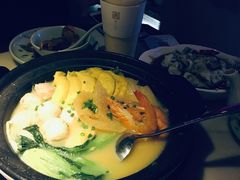 鸡汤三鲜肉皮煲-韵秋荷(宝山龙湖天街店)